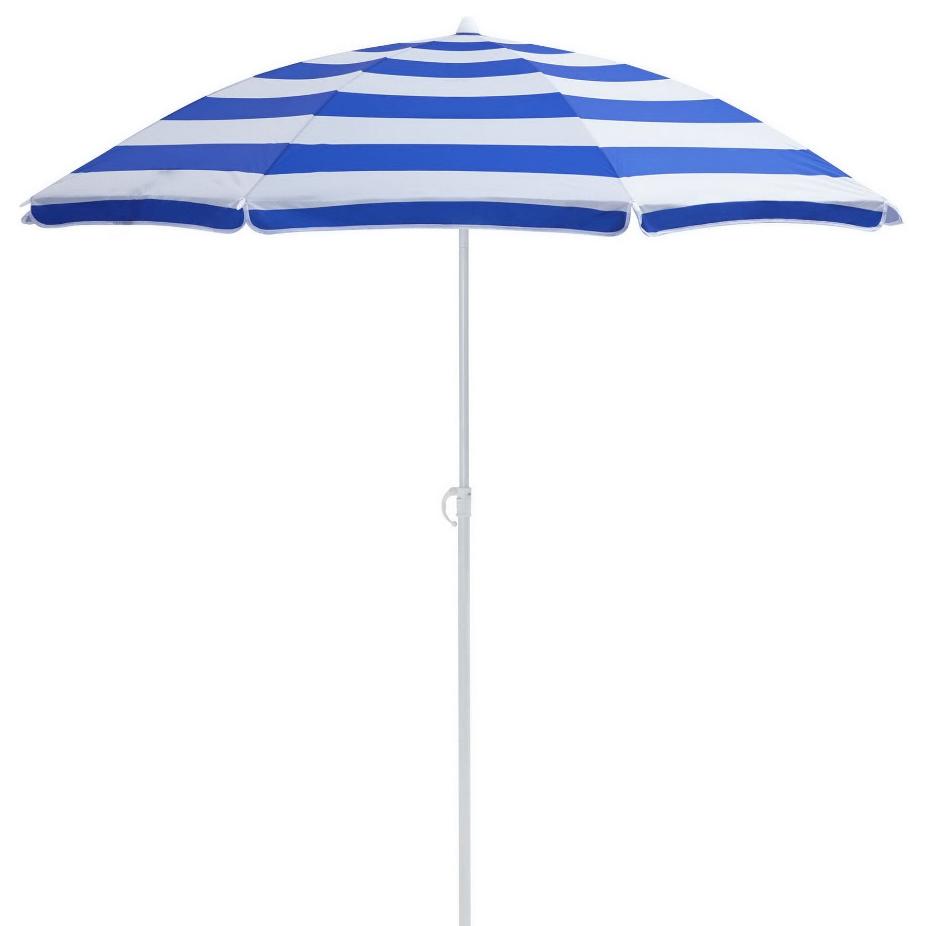 Складной зонт для пляжа 4VILLA 180 см цвет - сине-белые полосы